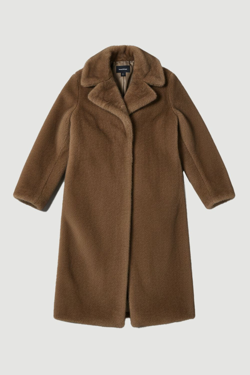 Faux Fur Longline Coat 4