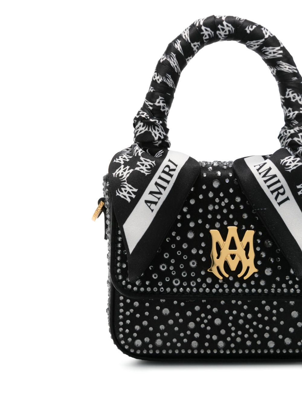 rhinestone-embellished mini bag - 4