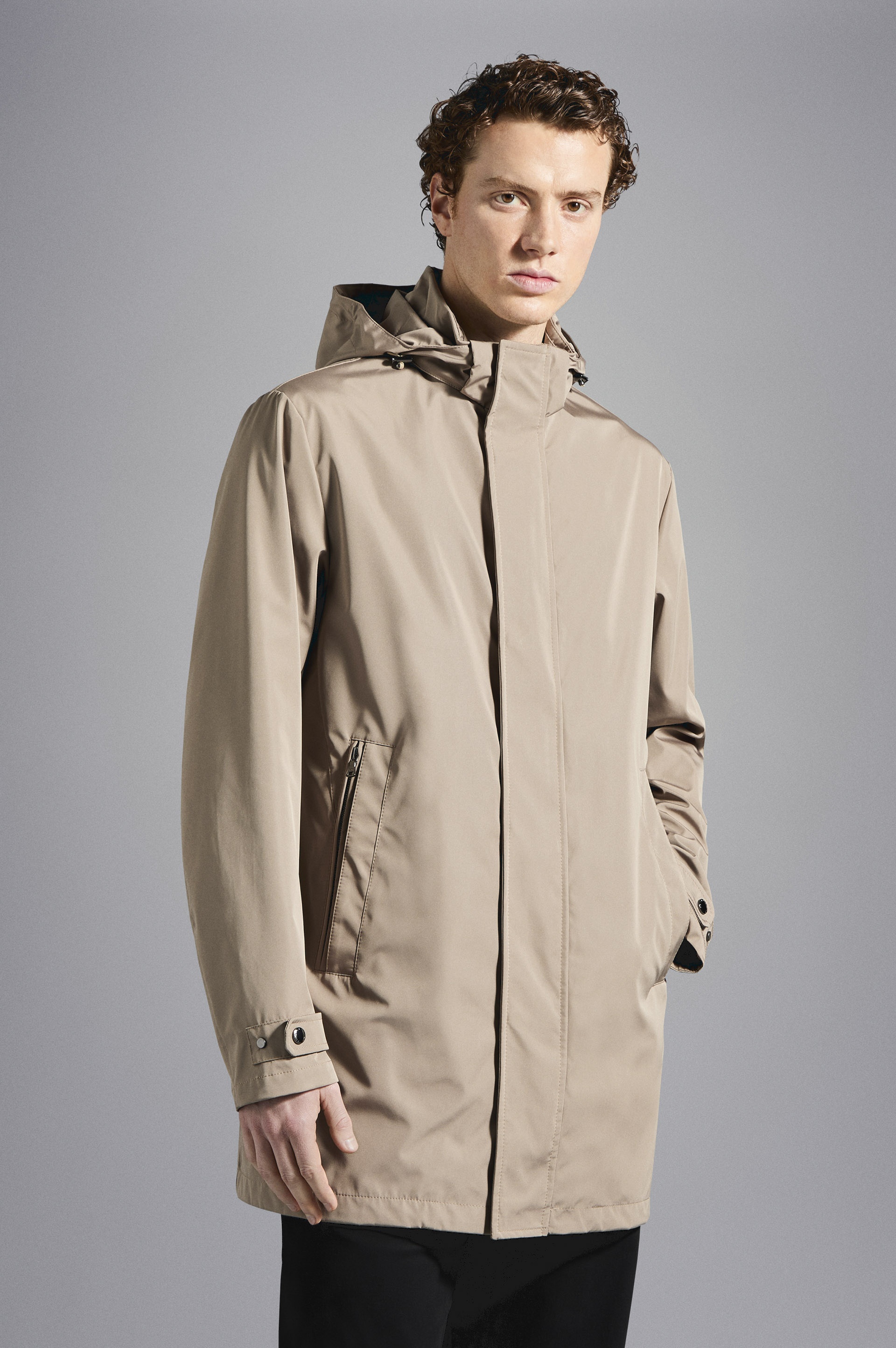 CARCOAT WITH DETACHABLE HOOD - 6