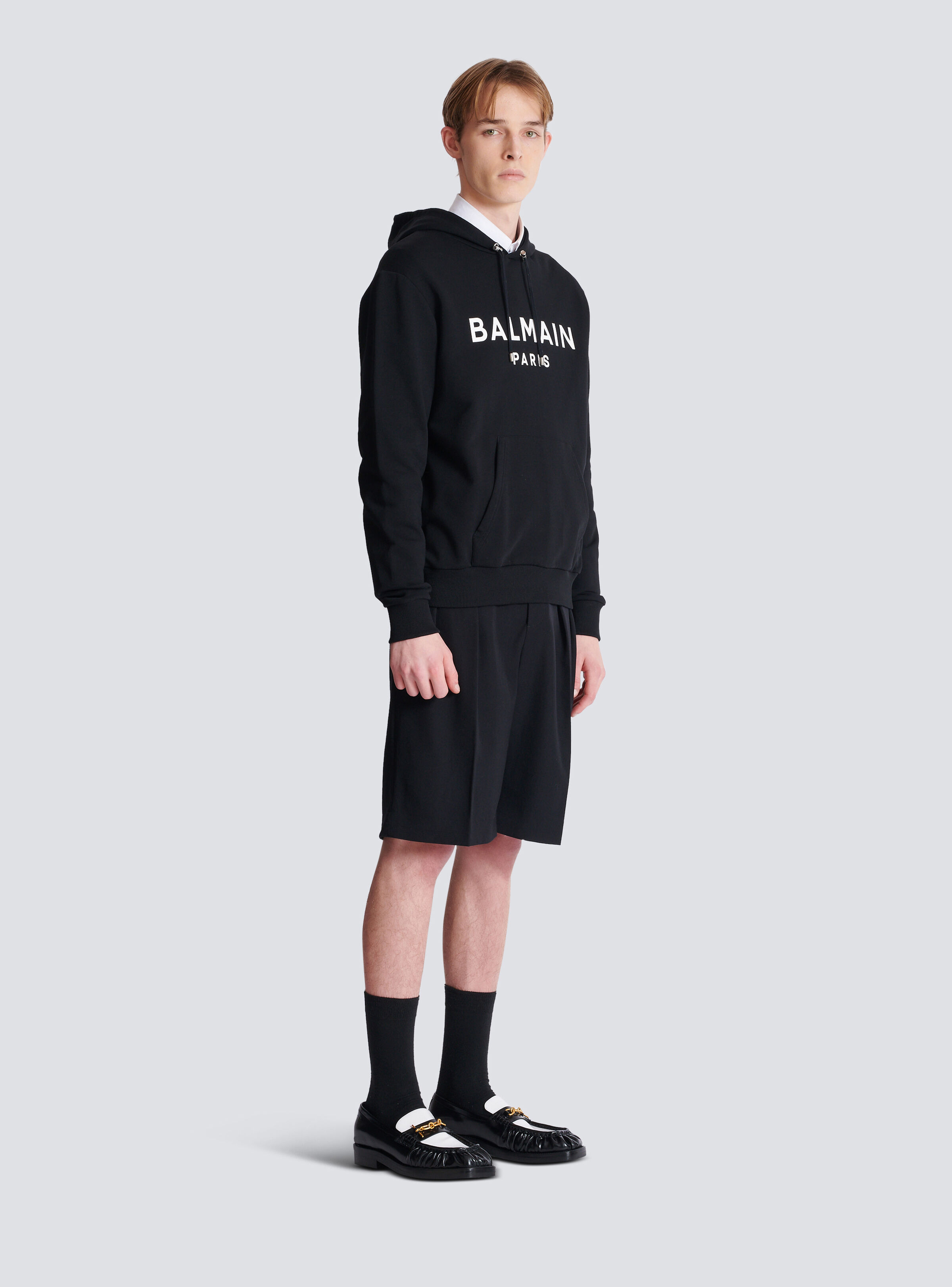 Printed Balmain Paris hoodie - 3