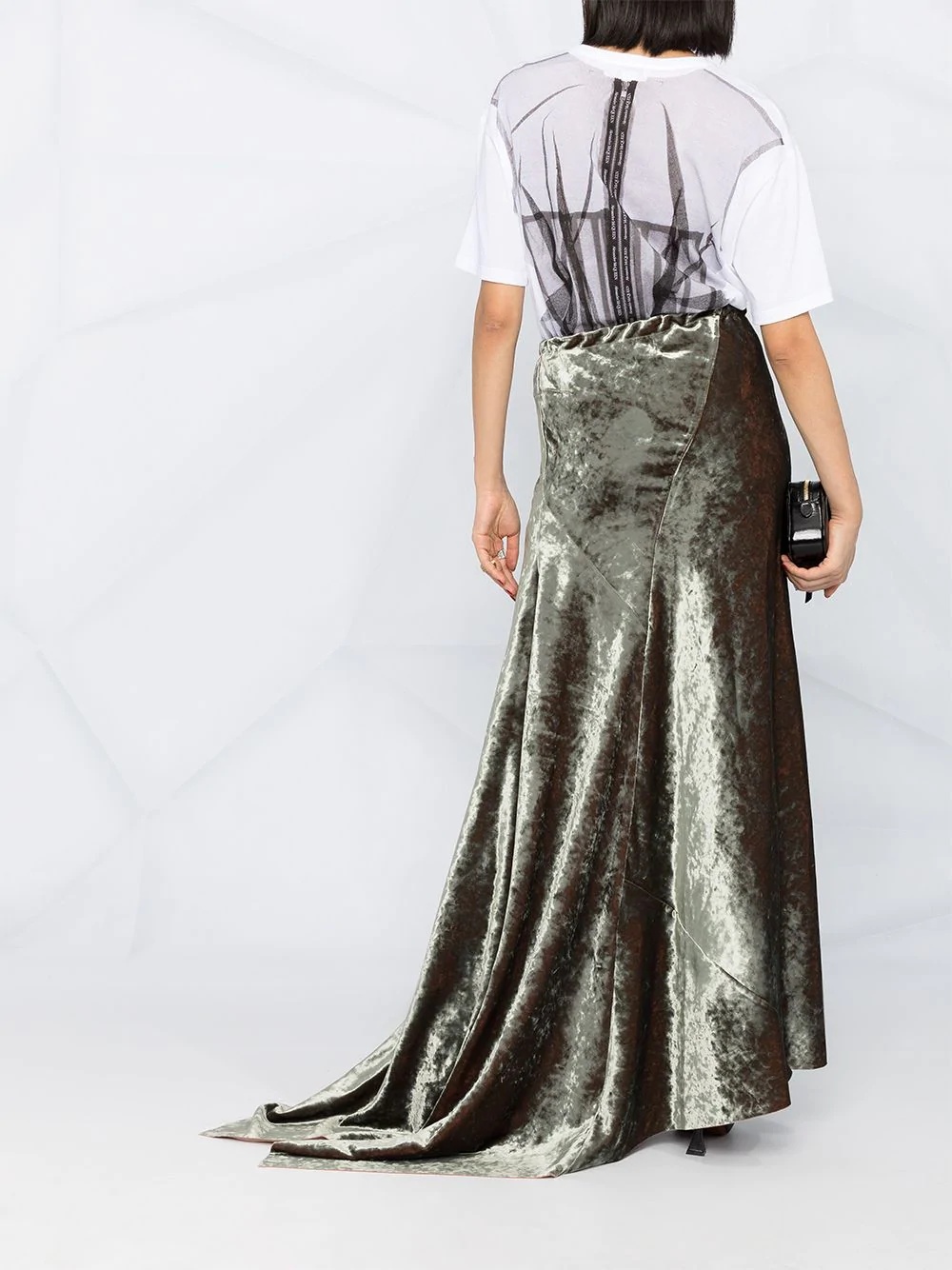 long velvet skirt - 4