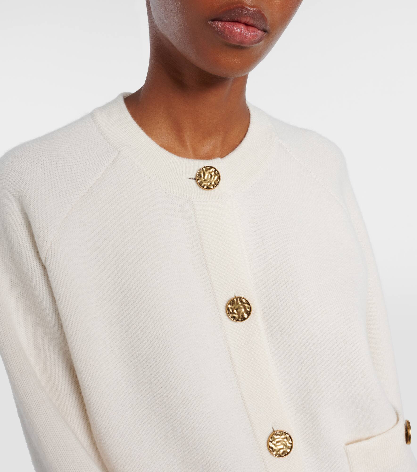 Wool and cashmere-blend cardigan - 4