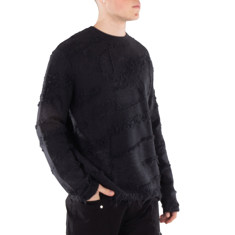 A Cold Wall Men's Black Woolen Frontage Jumper - 2