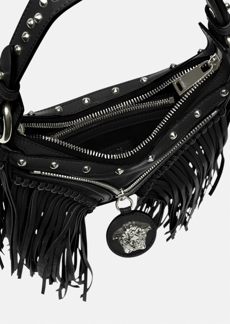 Fringed Repeat Mini Hobo Bag 4