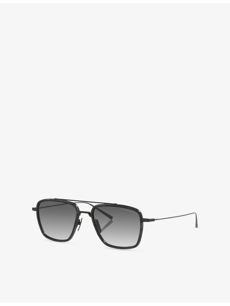 D4000530 Square-Frame Metal Sunglasses 3