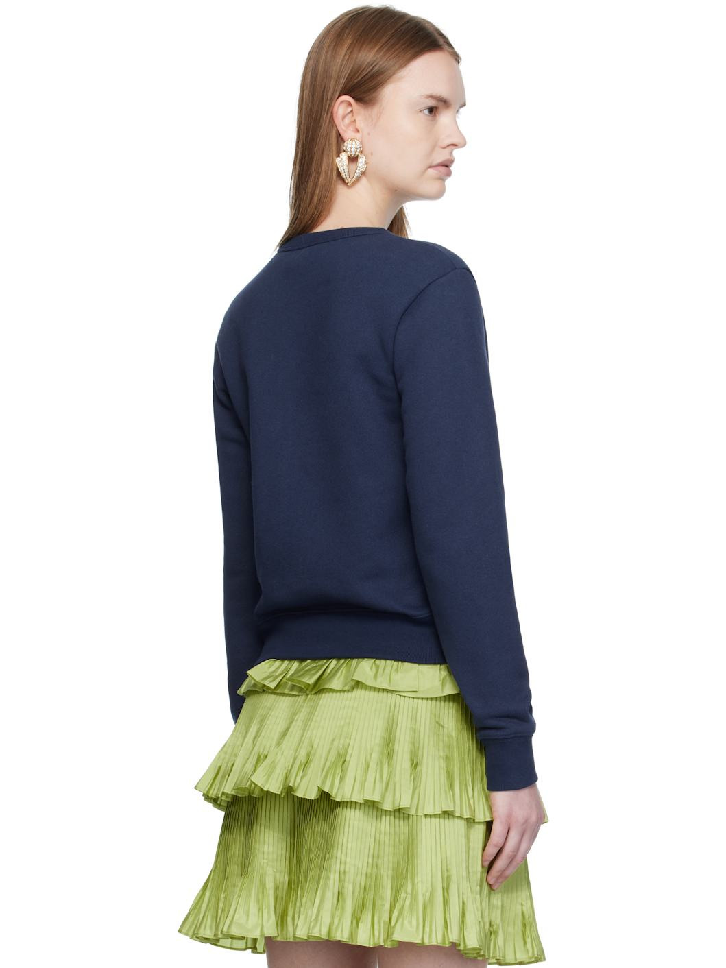 Navy 'Le Chien De La Maison' Sweatshirt - 3
