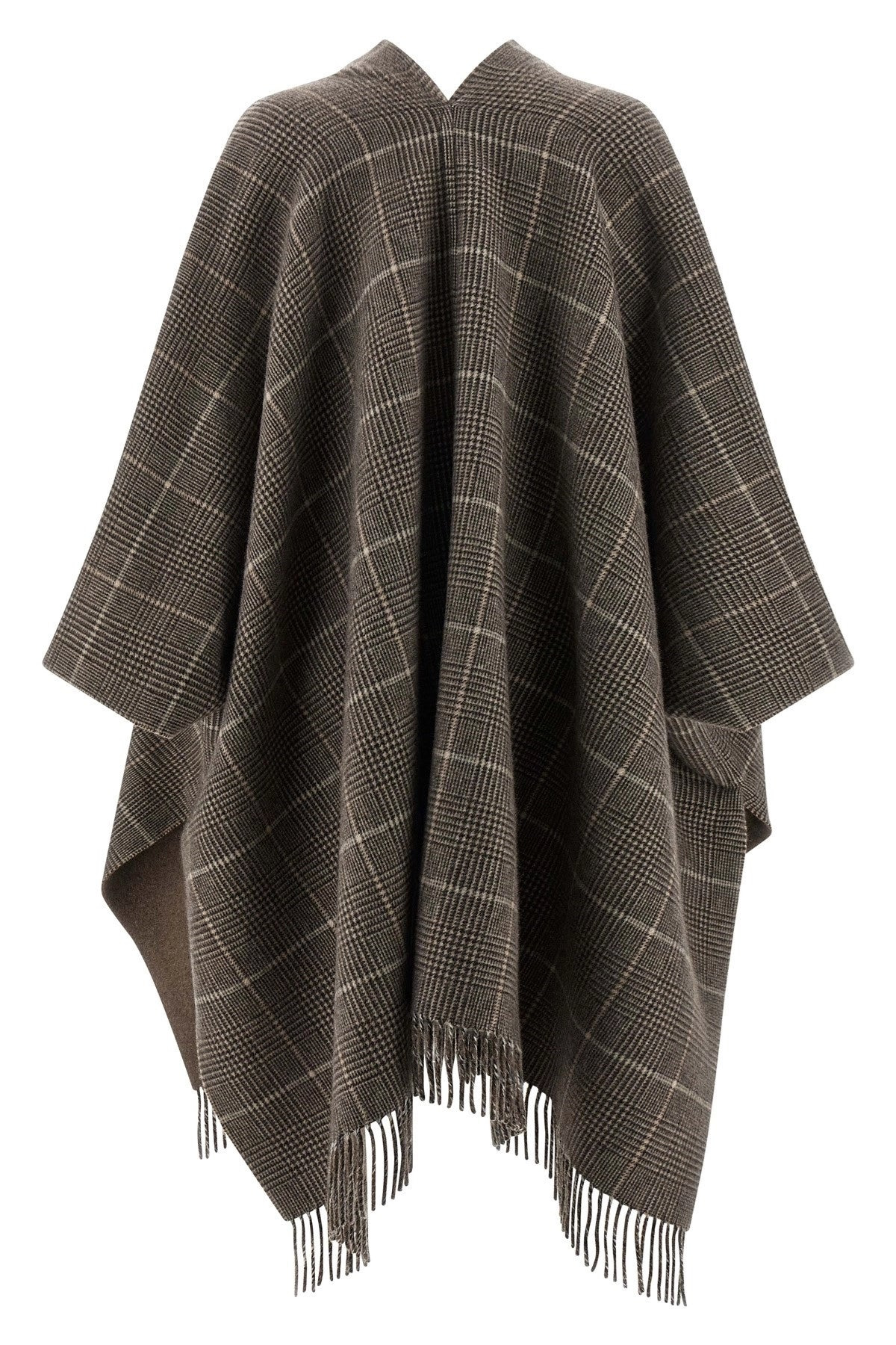 Brunello Cucinelli Women Cashmere Reversible Poncho - 3