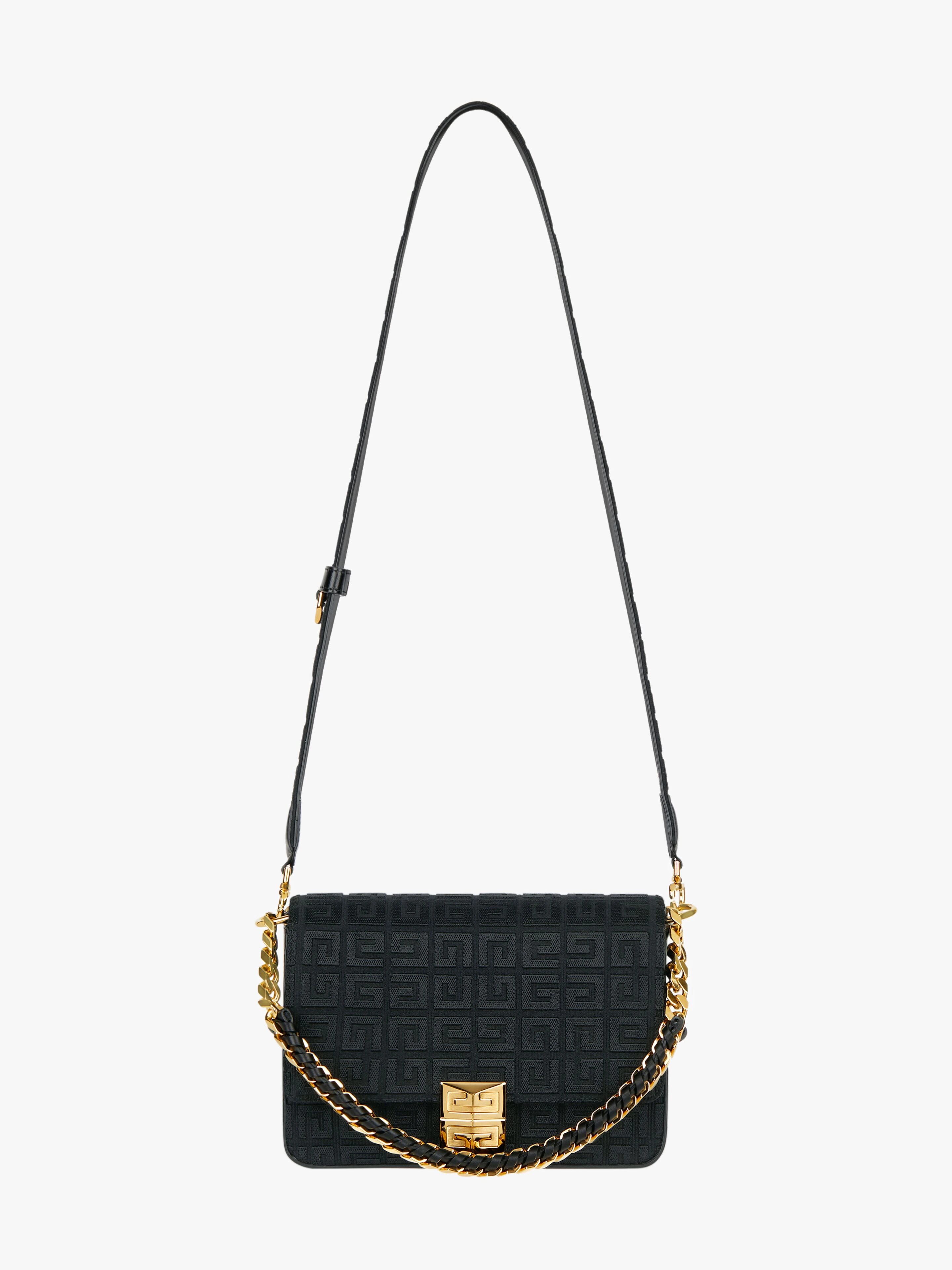 MEDIUM 4G BAG IN 4G EMBROIDERY WITH CHAIN - 2