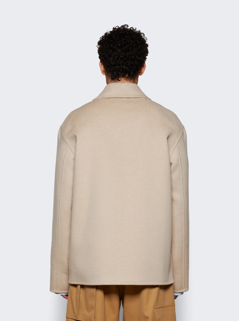 Workwear Jacket Light Beige Melange - 4