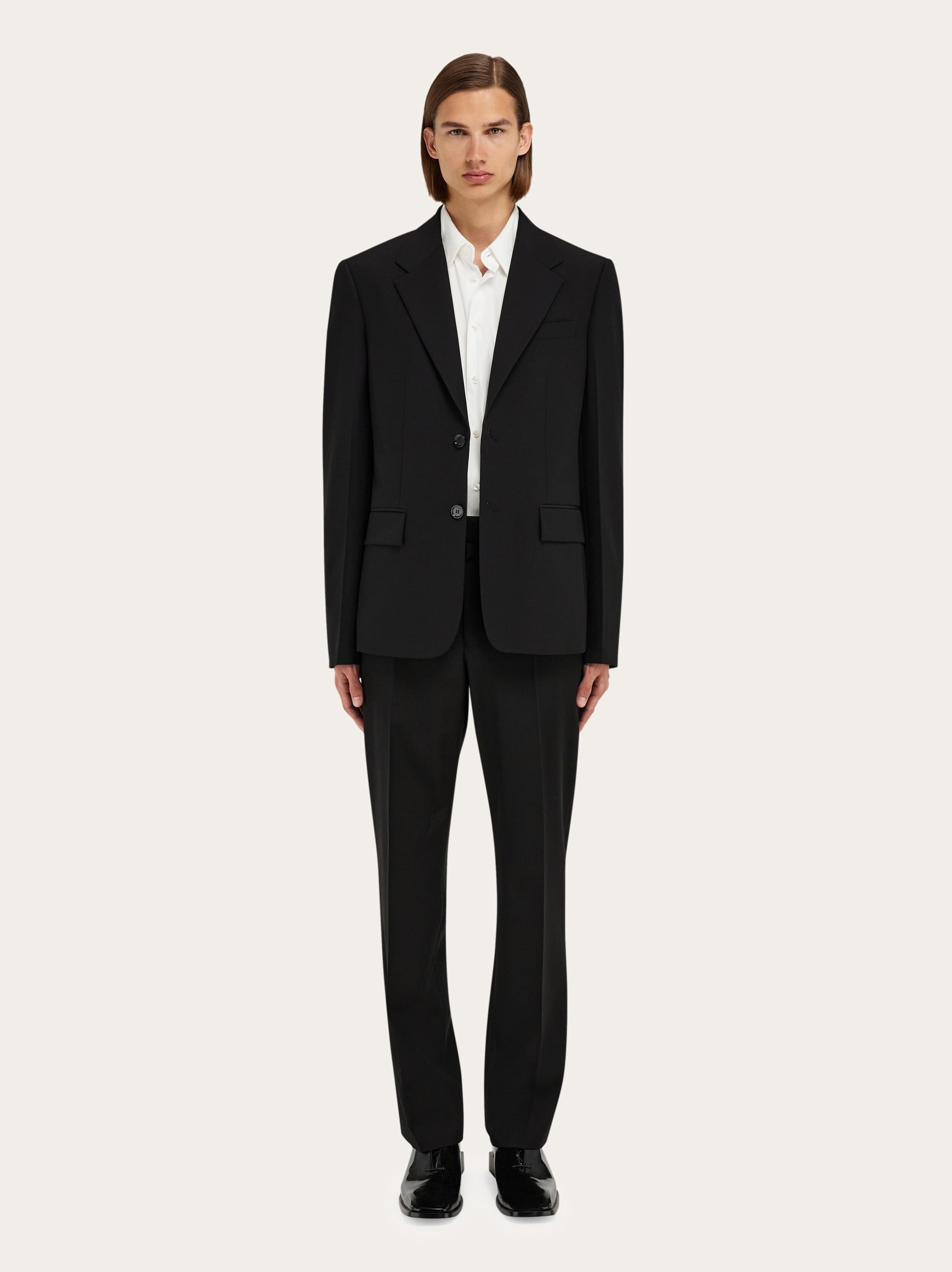 Tailored single-breasted blazer - 8