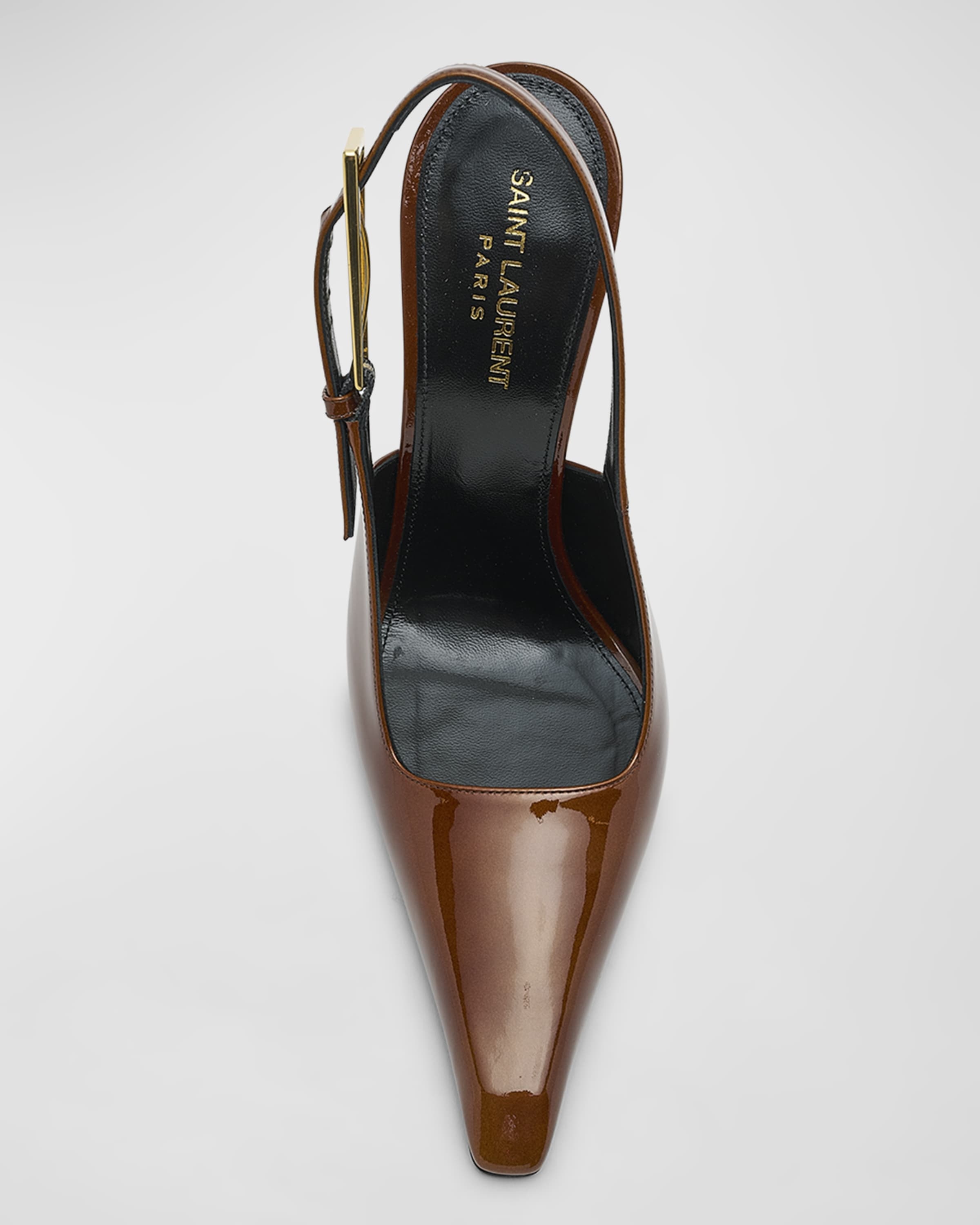 Lee Patent Slingback Pumps - 5