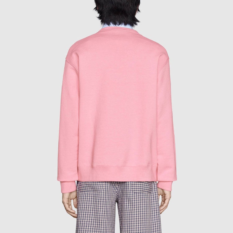 Gucci Fw21 Rainbow Stars Crewneck Sweatshirt 'Pink' 626990-XJDNK-5904 - 4