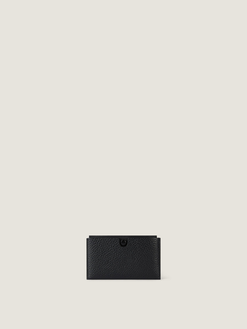 Givenchy FOLD CARD HOLDER WITH CASE IN GRAINED LEATHER outlook