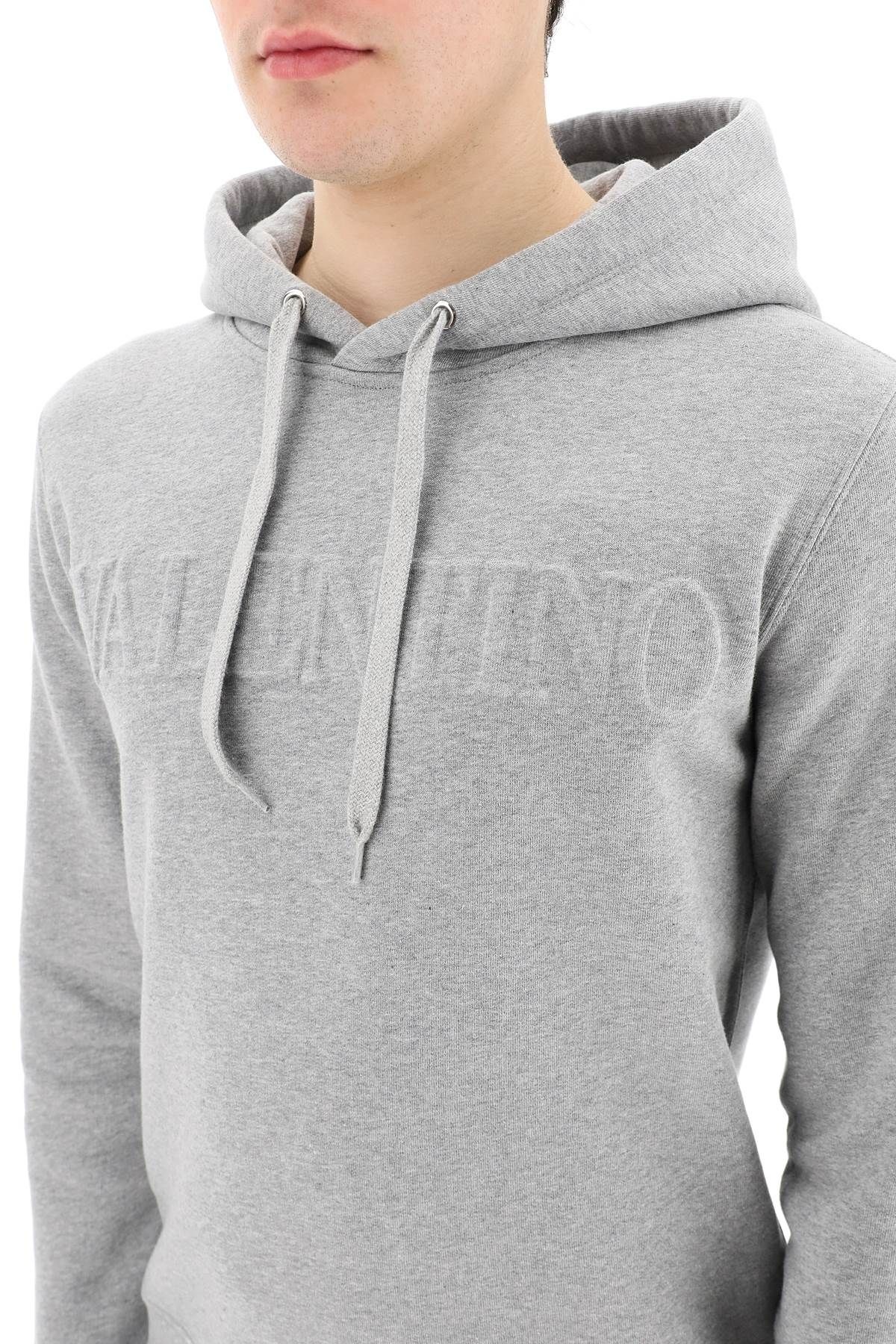 EMBOSSED LOGO HOODIE - 5