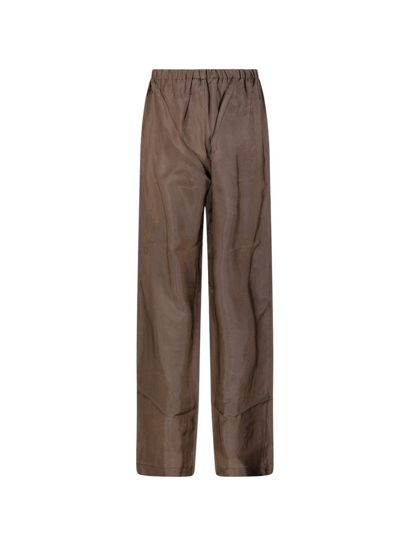 RÓHE mini-check drawstring trousers outlook