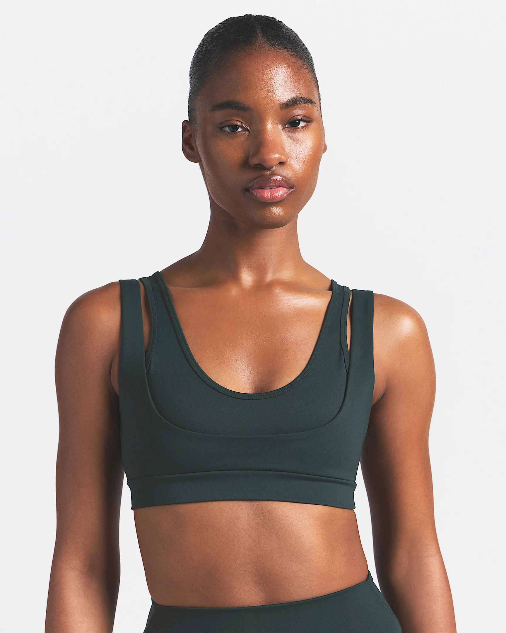 NikeSKIMS Matte Women's Double-Strap Scoop Bra - 1