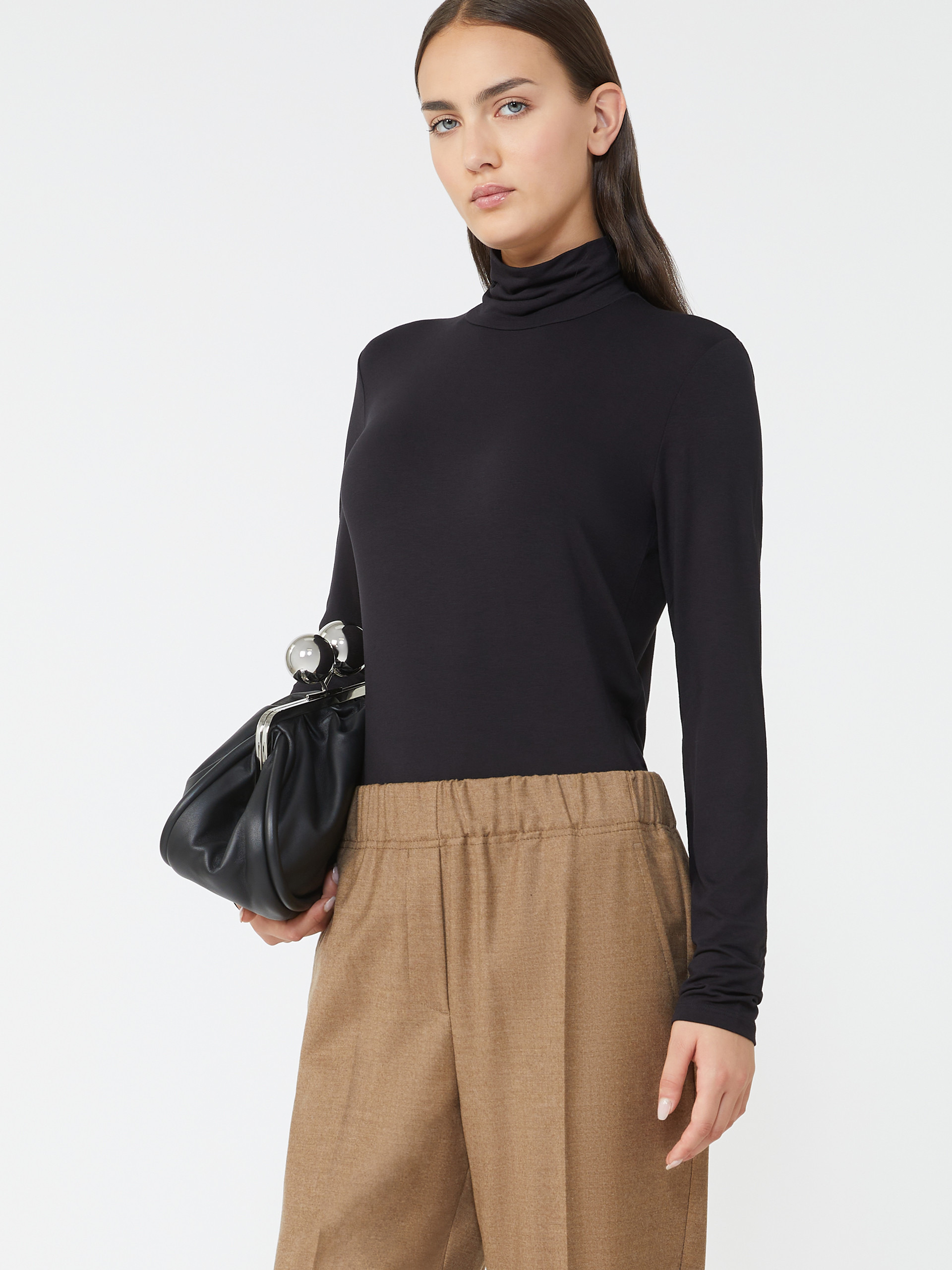 MULTIF Stretch viscose turtleneck - 5