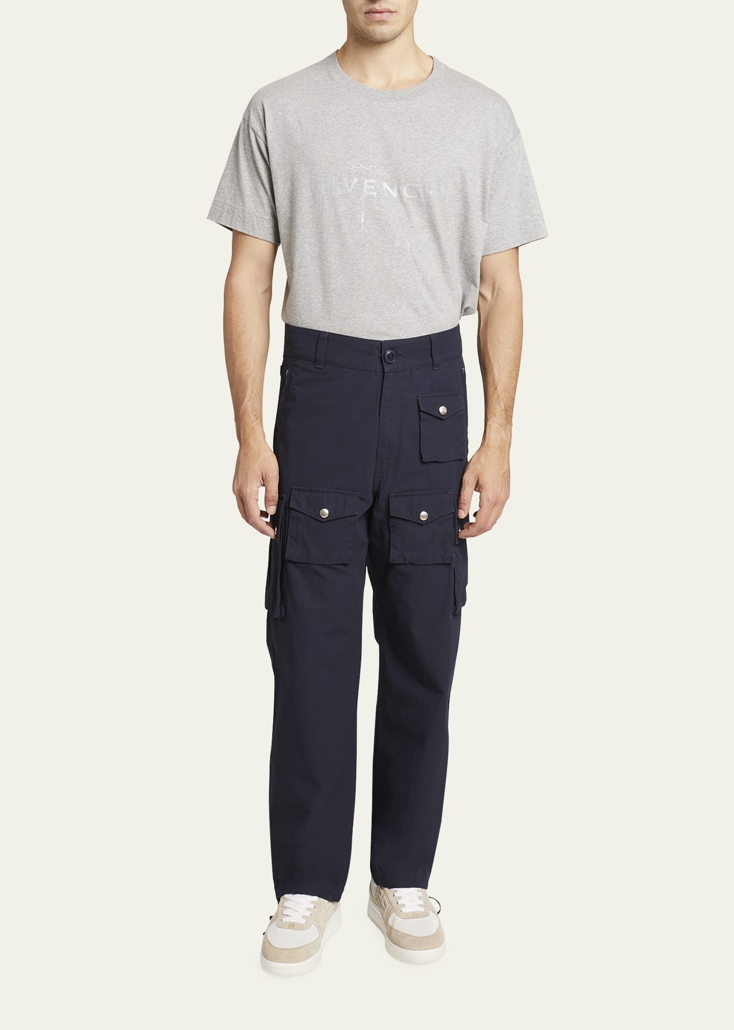 Men's Multi-Pocket Cotton Ripstop Cargo Pants - 2