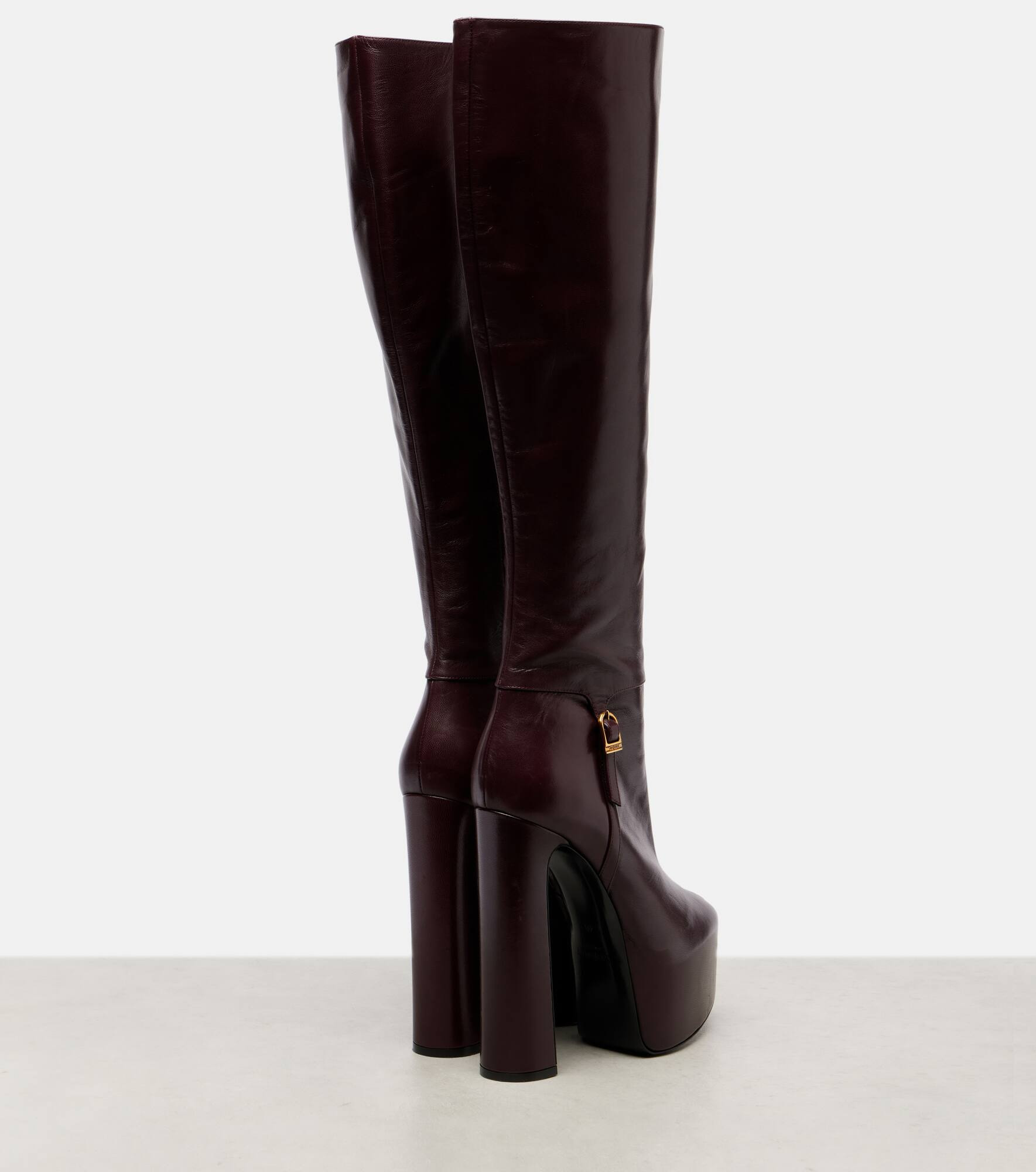 Nico leather platform knee-high boots - 2