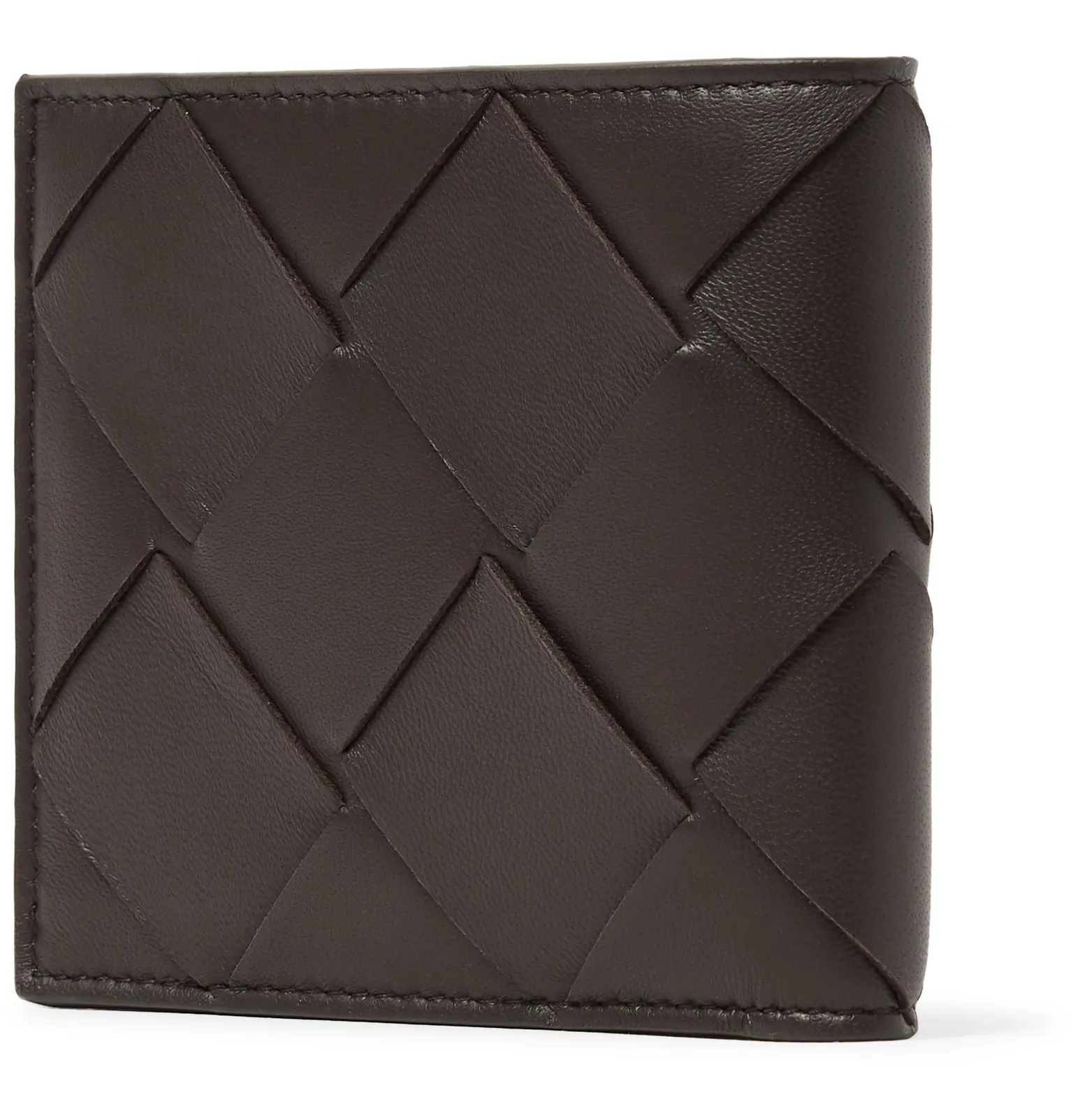 Intrecciato Leather Billfold Wallet - 3