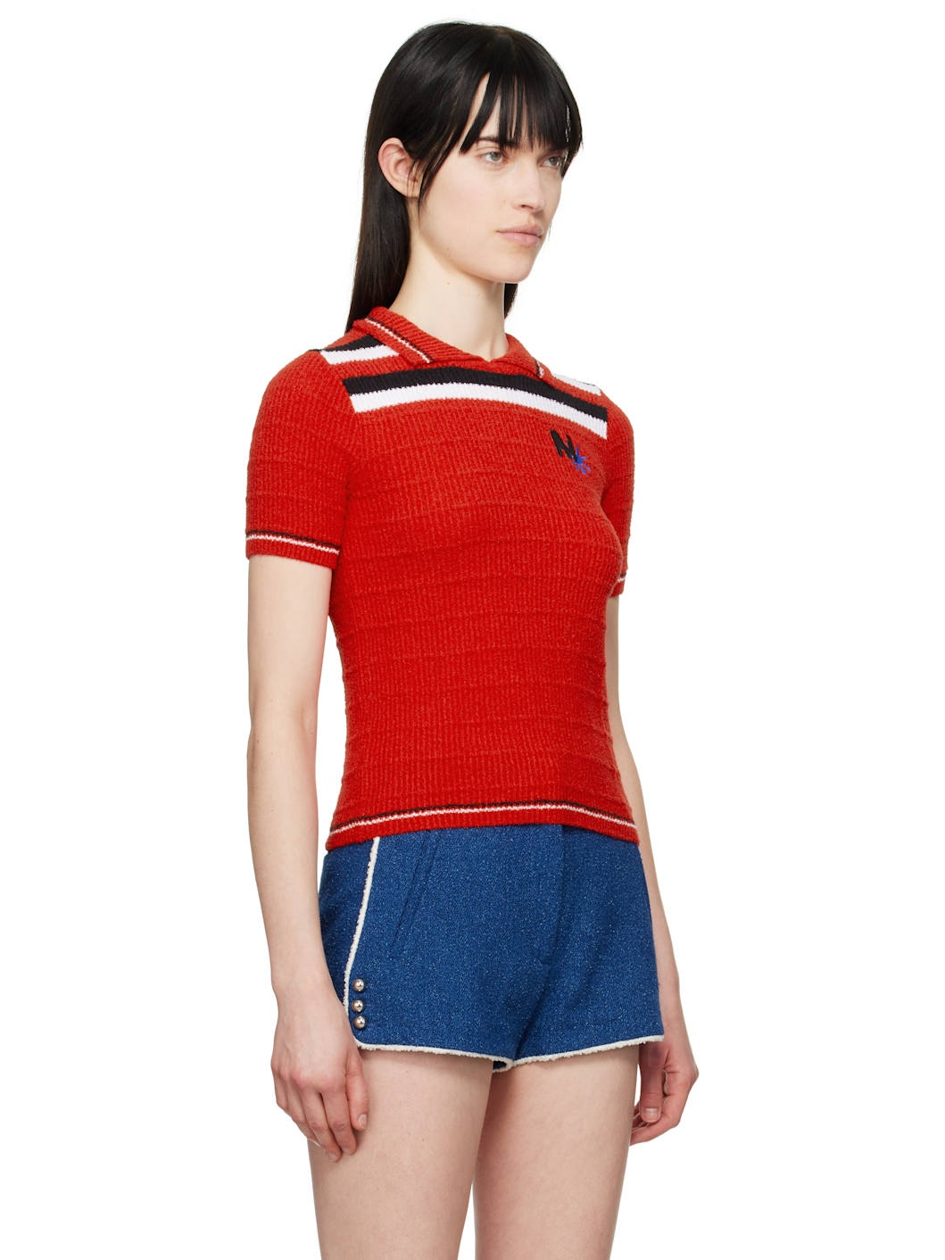 Red Embroidered Logo Polo - 2
