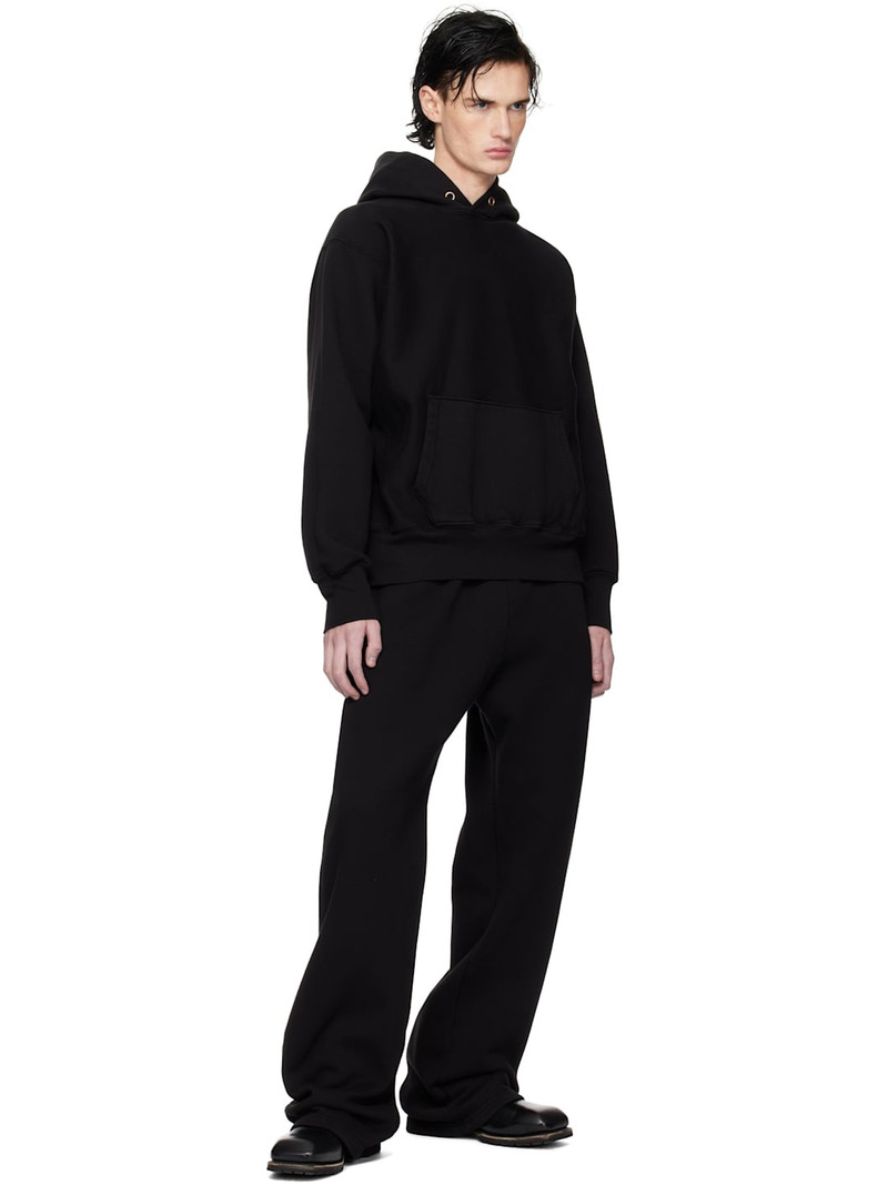 LES TIEN Black Heavyweight Hoodie outlook