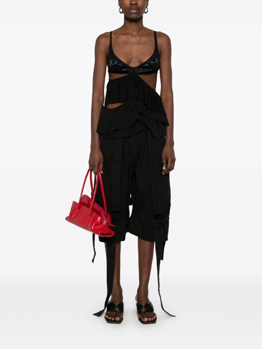 strap-detail shorts - 2