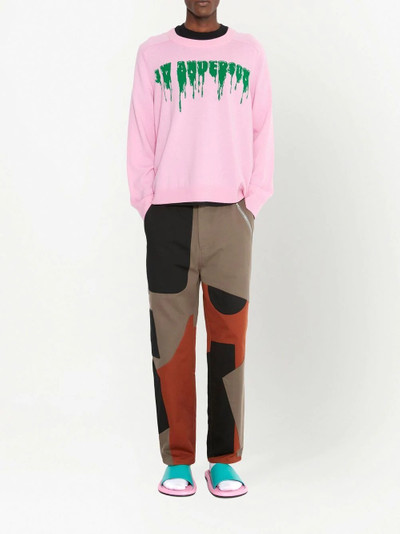 JW Anderson slime-logo jumper outlook