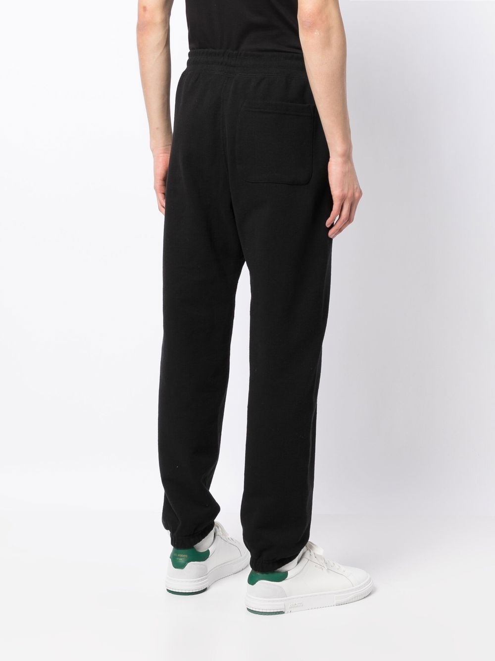straight-leg cotton track pants - 5