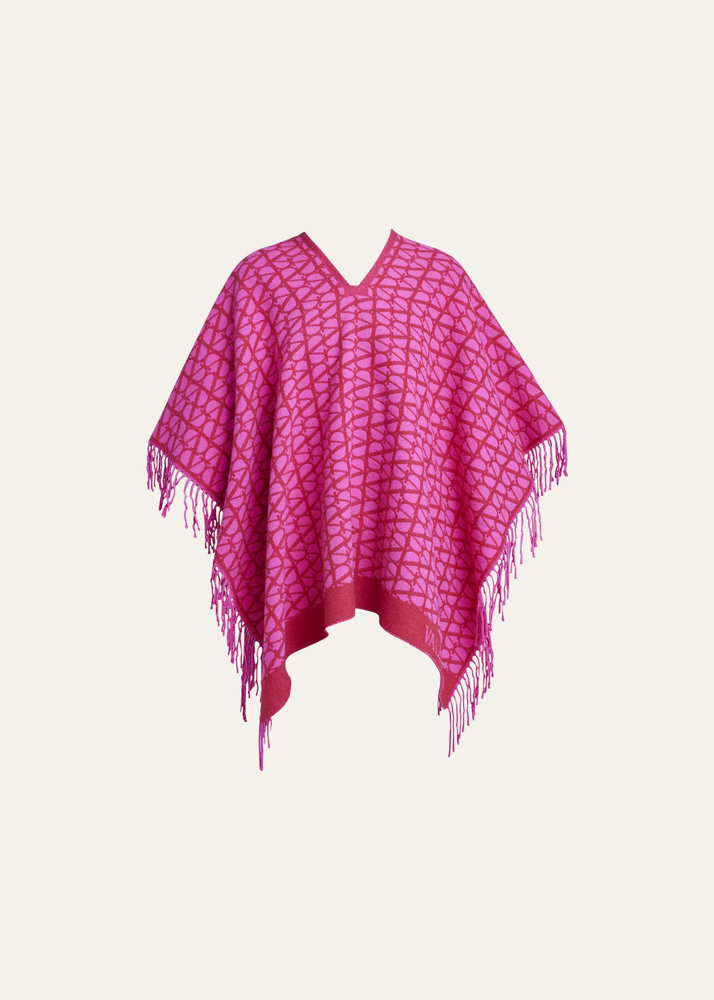 Toile Iconographe Cashmere-Blend Poncho 1