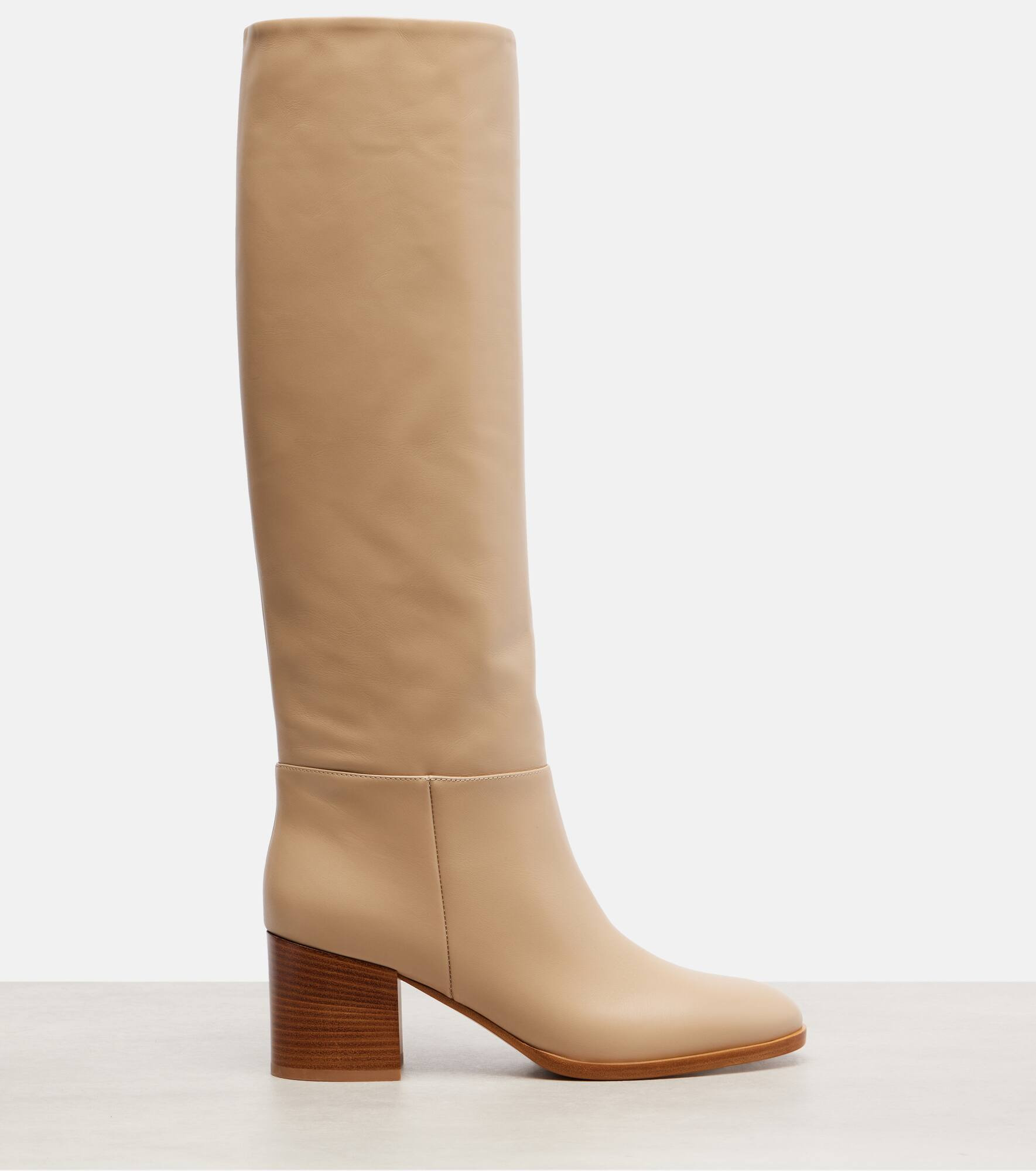 Santiago 60 leather knee-high boots - 4