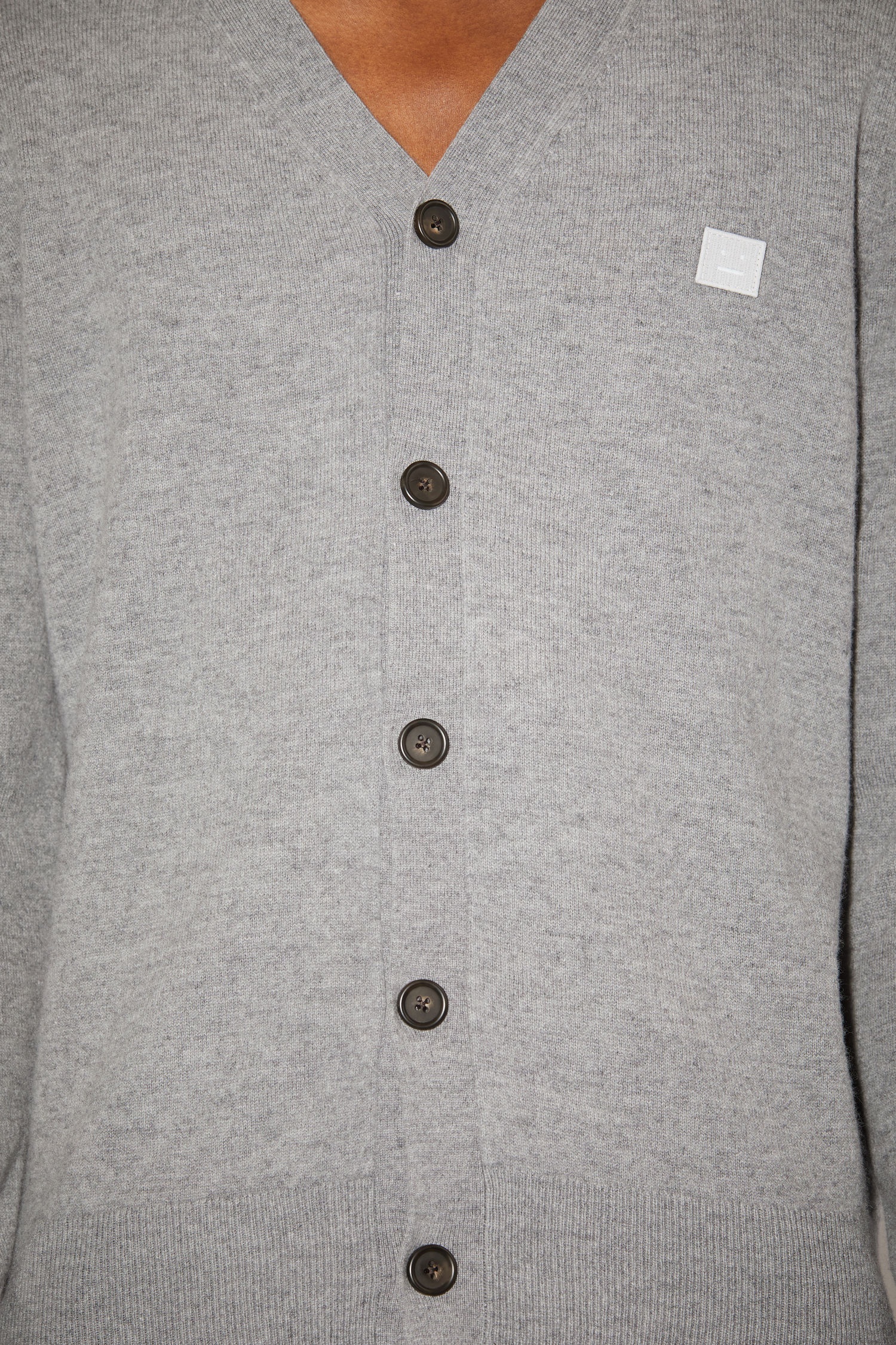 Cardigan sweater - Light Grey Melange - 5