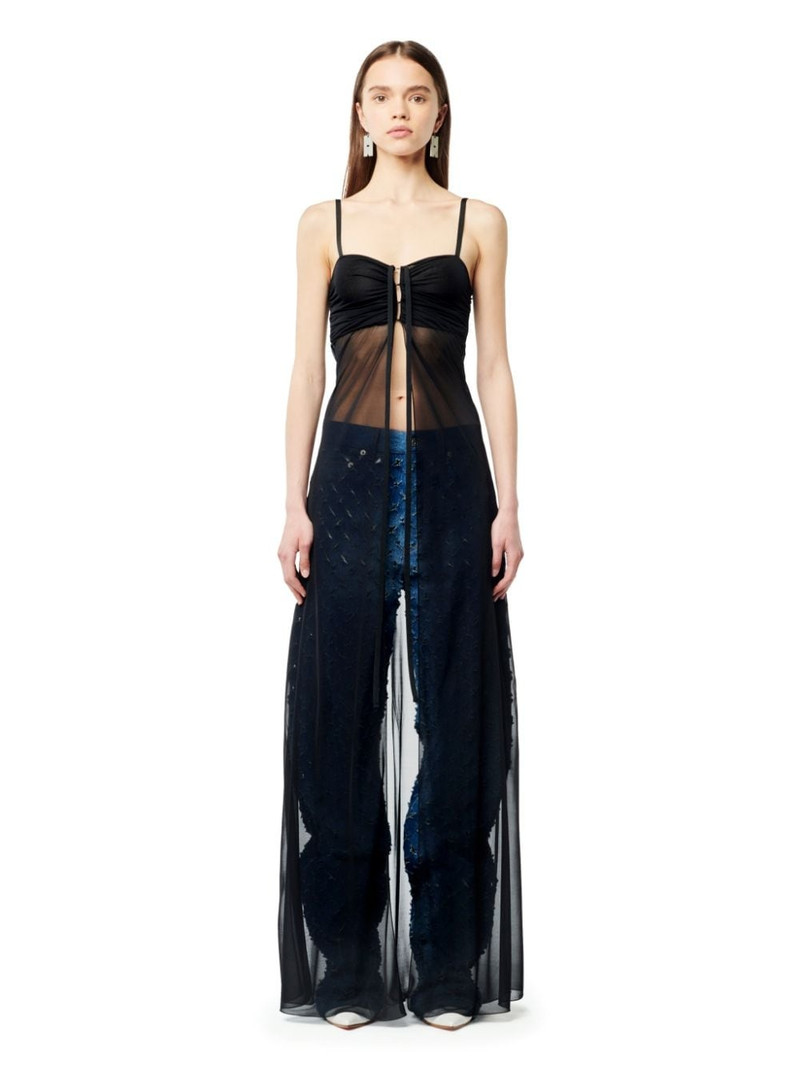 Heron Preston GEORGETTE OPEN DRESS outlook