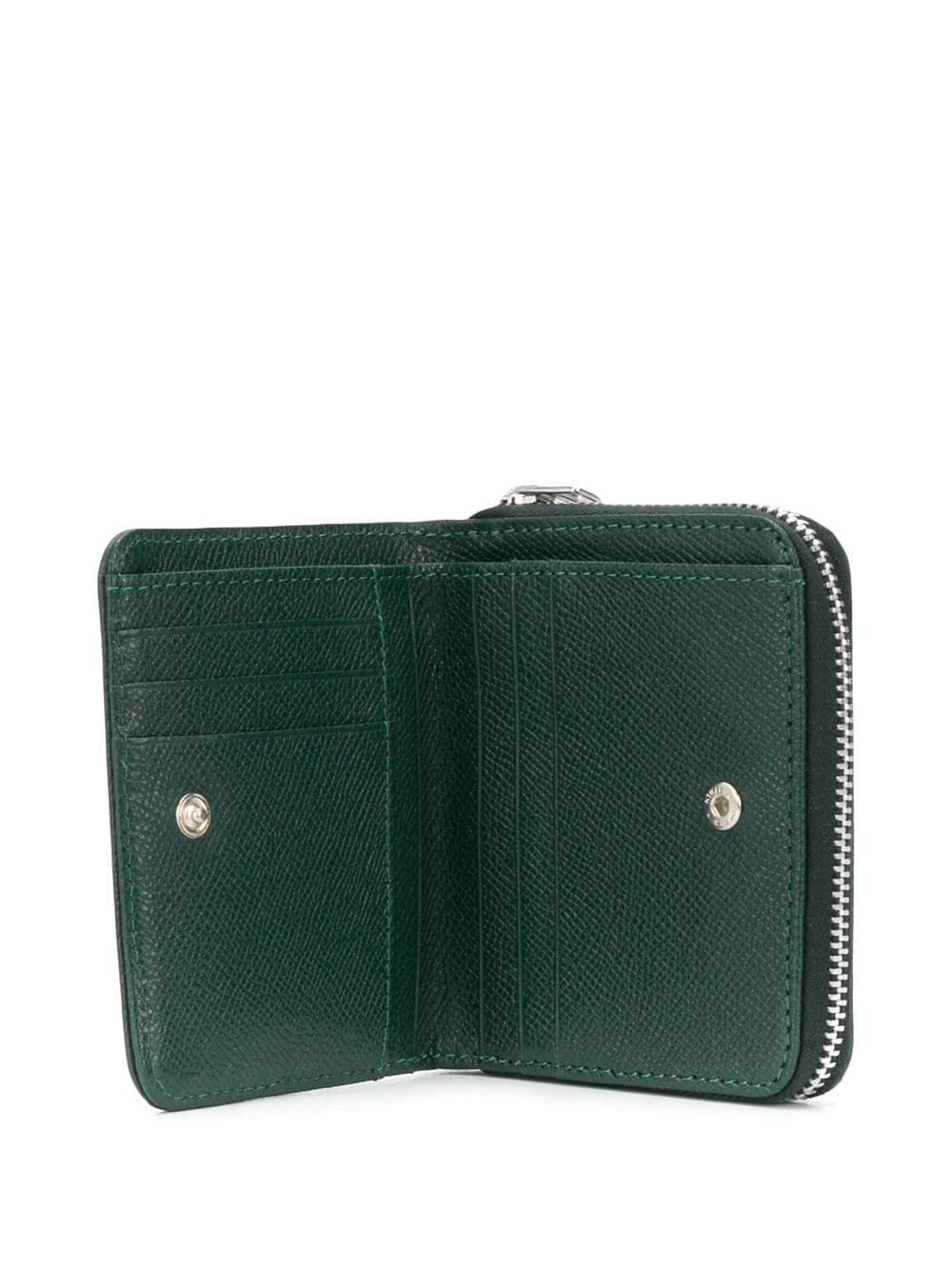 zip-around leather wallet - 3