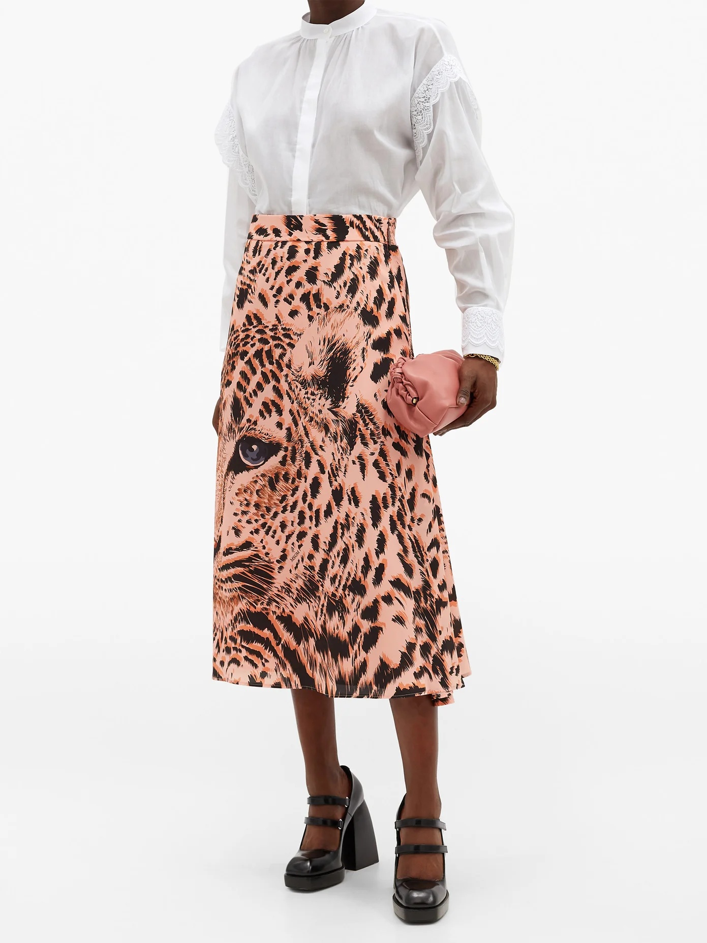 Leopard-print midi skirt - 2