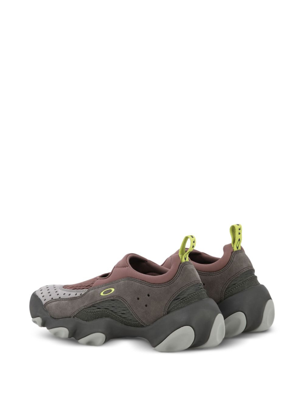 slip-on perforated sneakers - 3