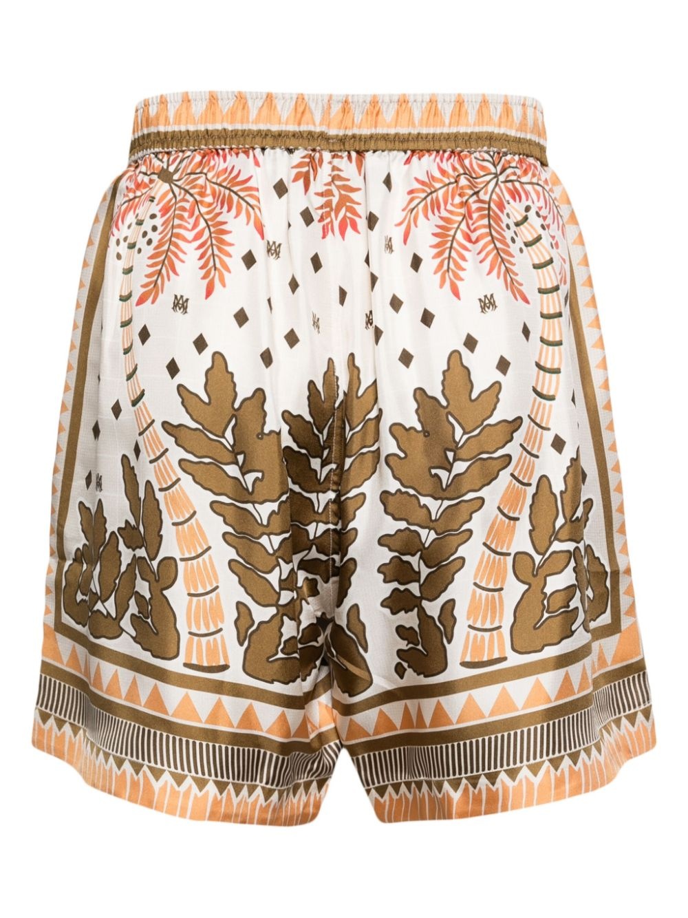 Palm Tree silk shorts - 2