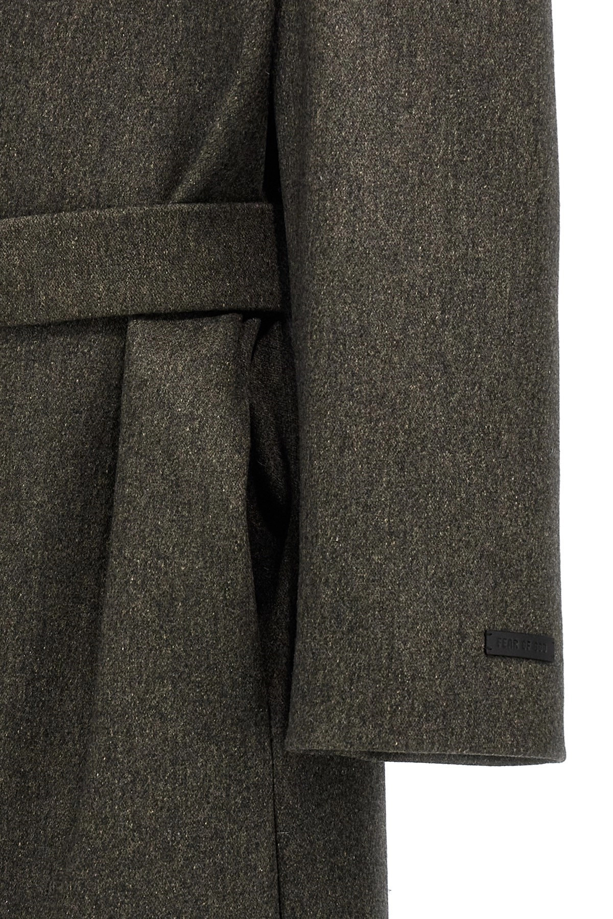 'Lapelless' coat - 4