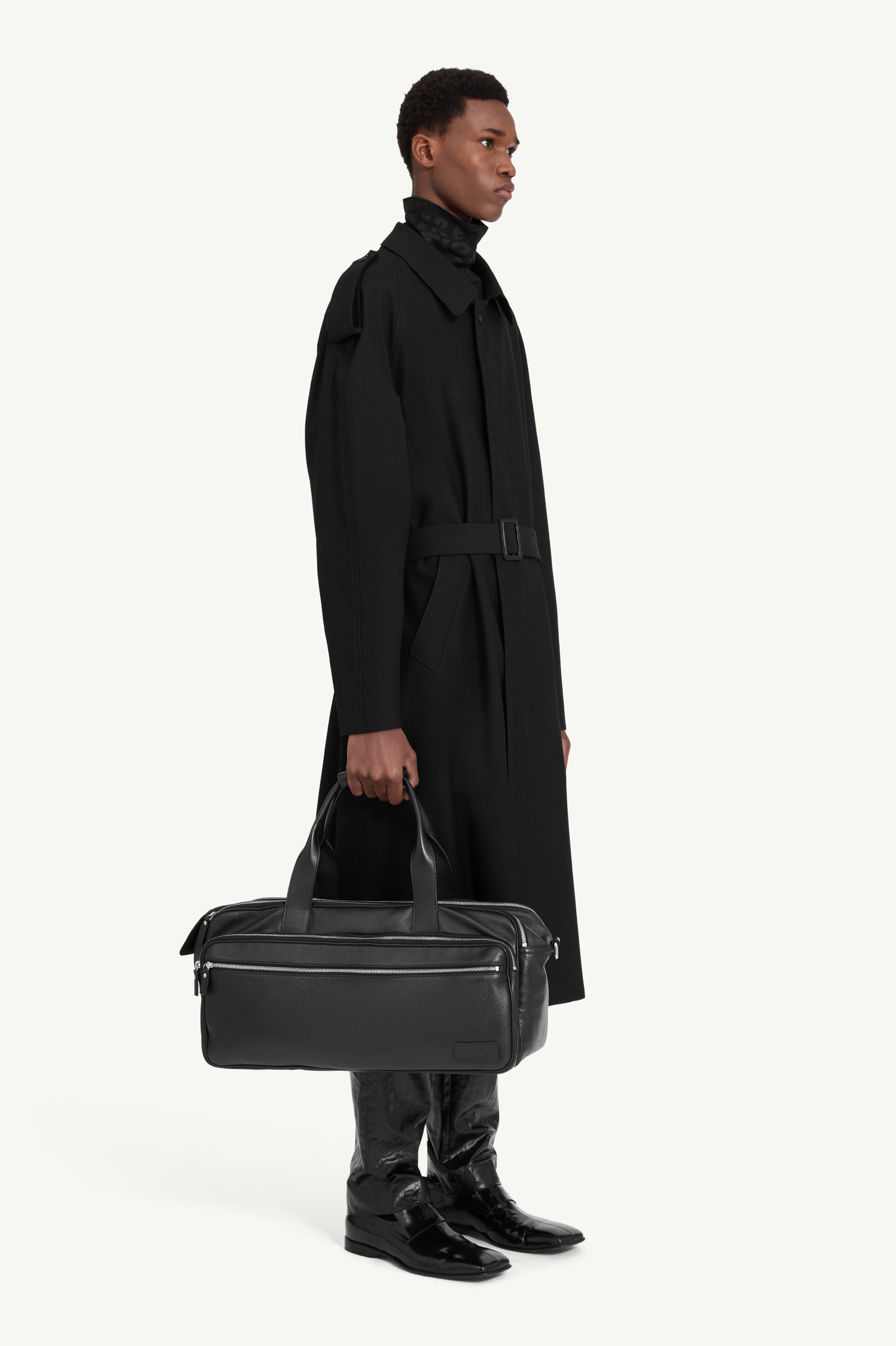 Wool trench coat - 3