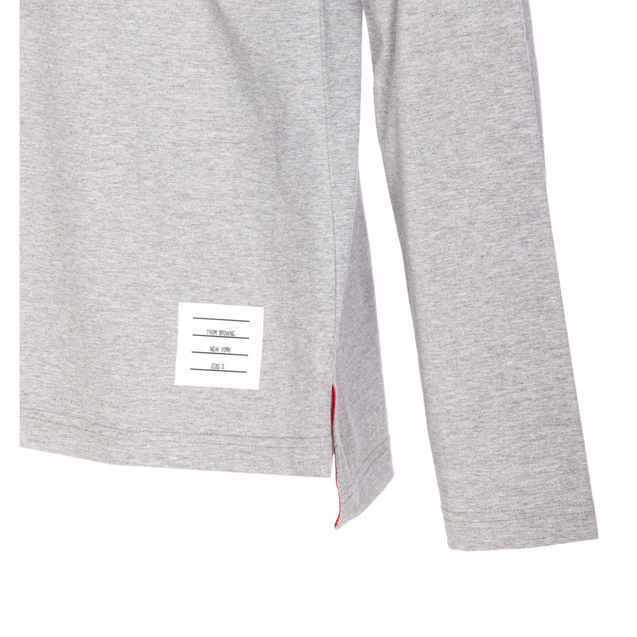 Thom Browne Men Logo Oversized Long Slevees Top - 3