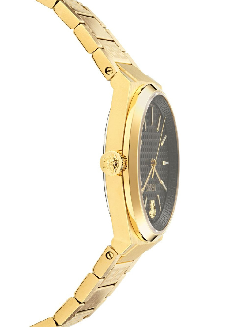 VERSACE Steel Greek Key 39mm outlook