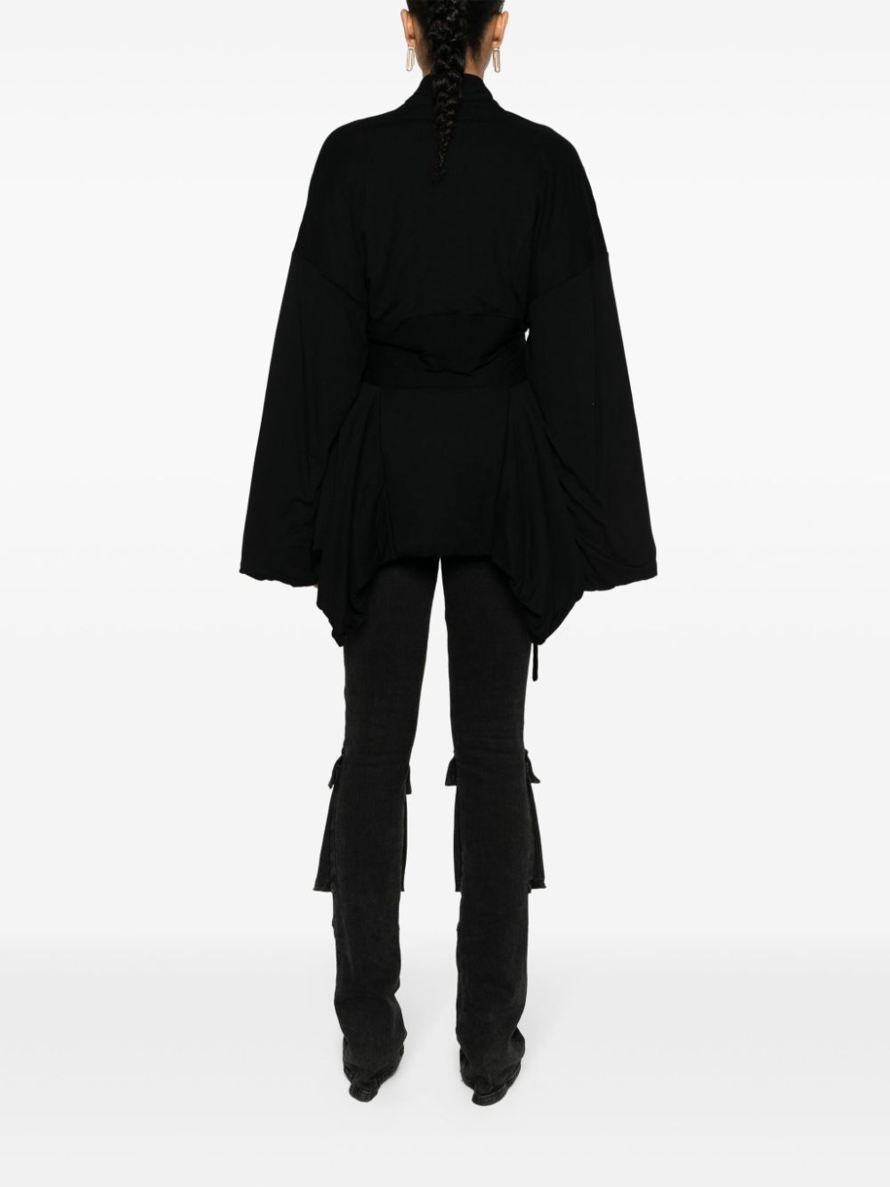 Tommy Wing wrapped jacket - 4