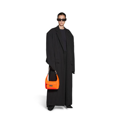 BALENCIAGA Raver Medium Bag With Chain in Fluo Orange outlook