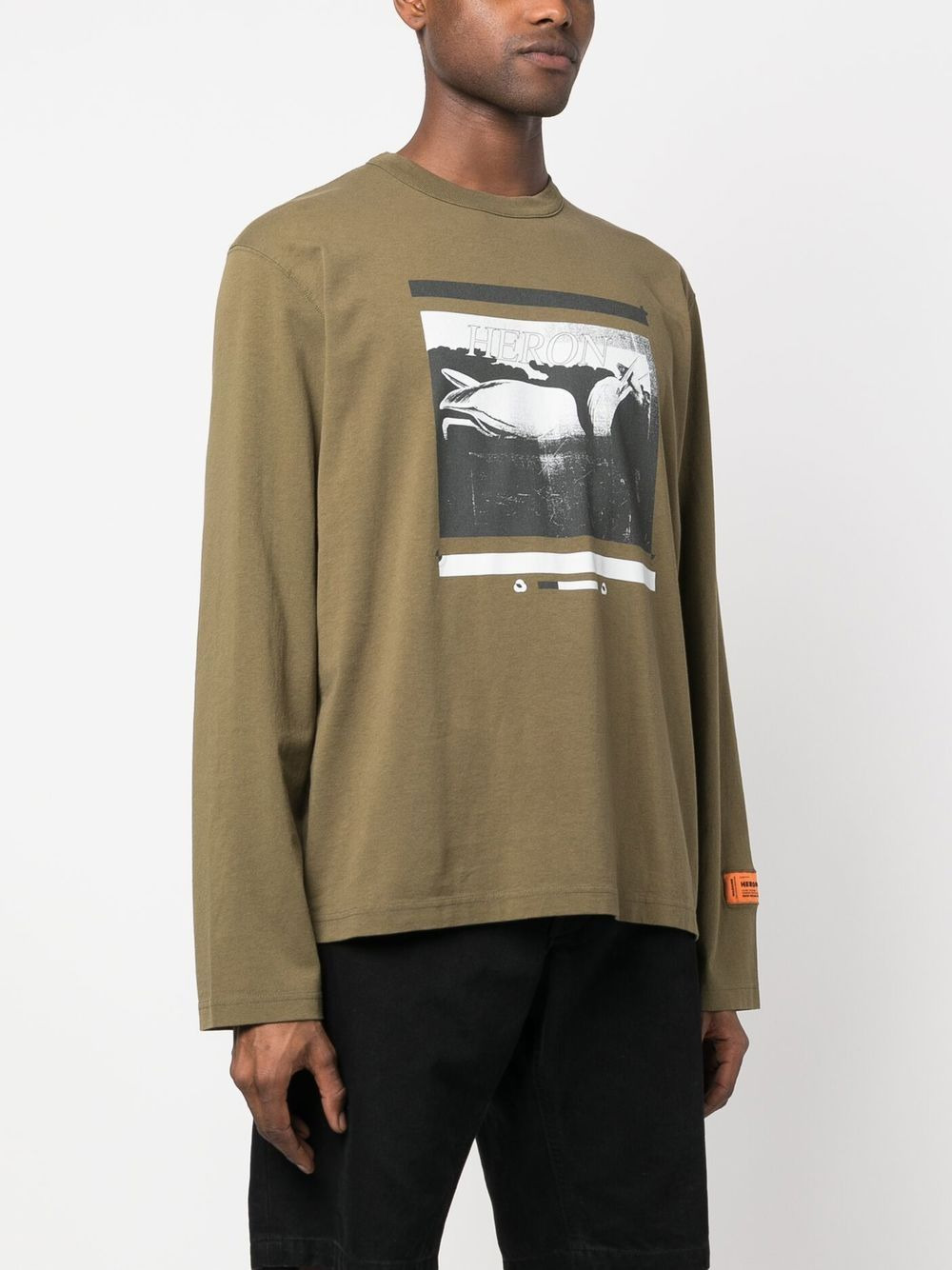 logo-print detail T-shirt - 3