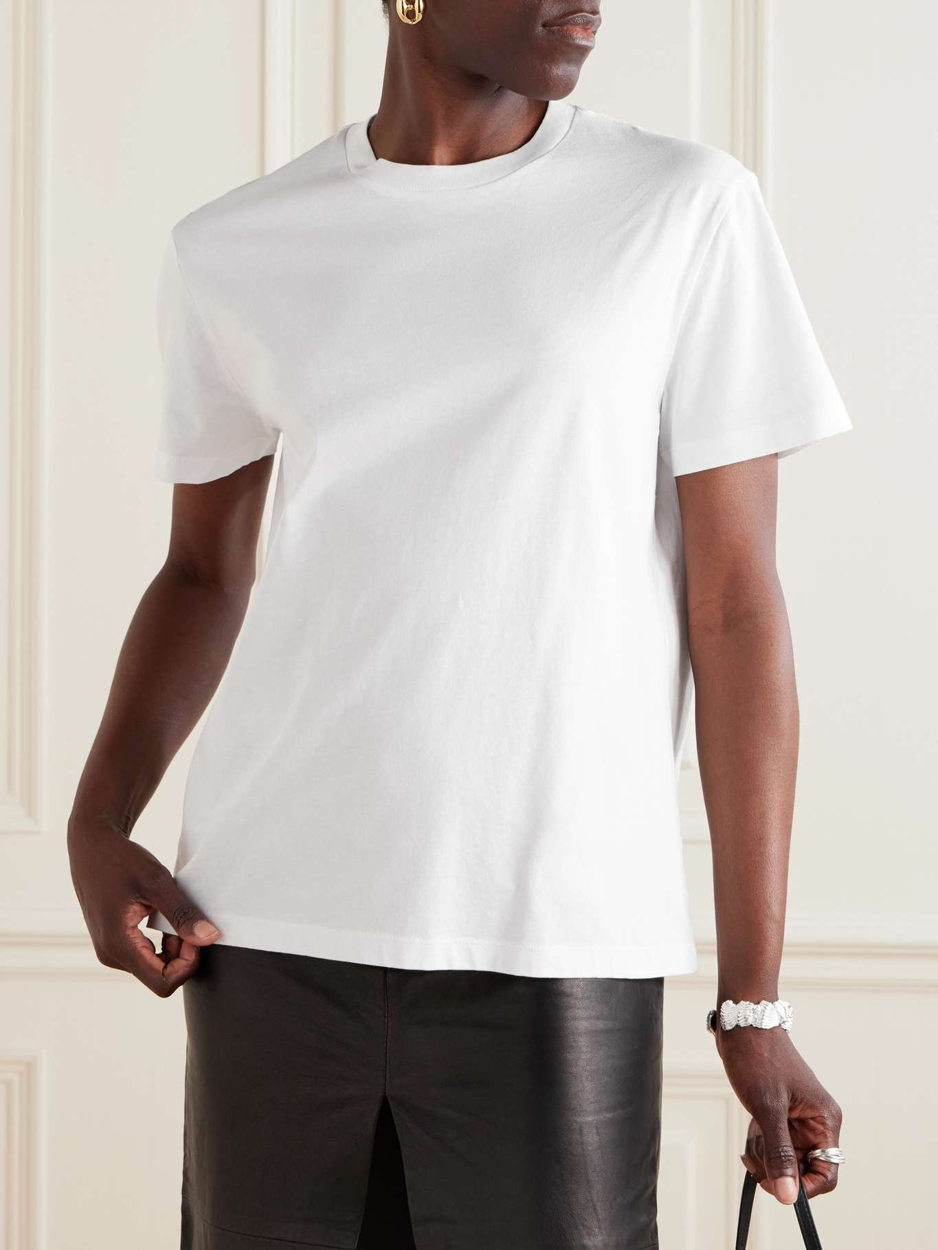 Cotton-jersey T-shirt White - 3
