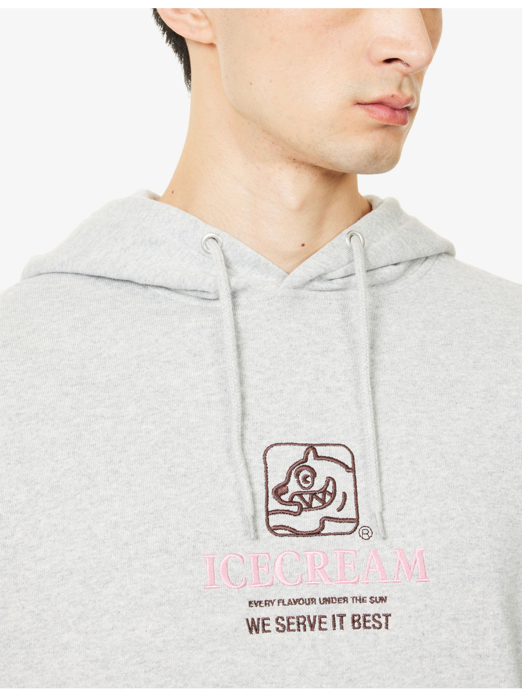 Serve It Best Popover Embroidered Cotton-Jersey Hoody - 5