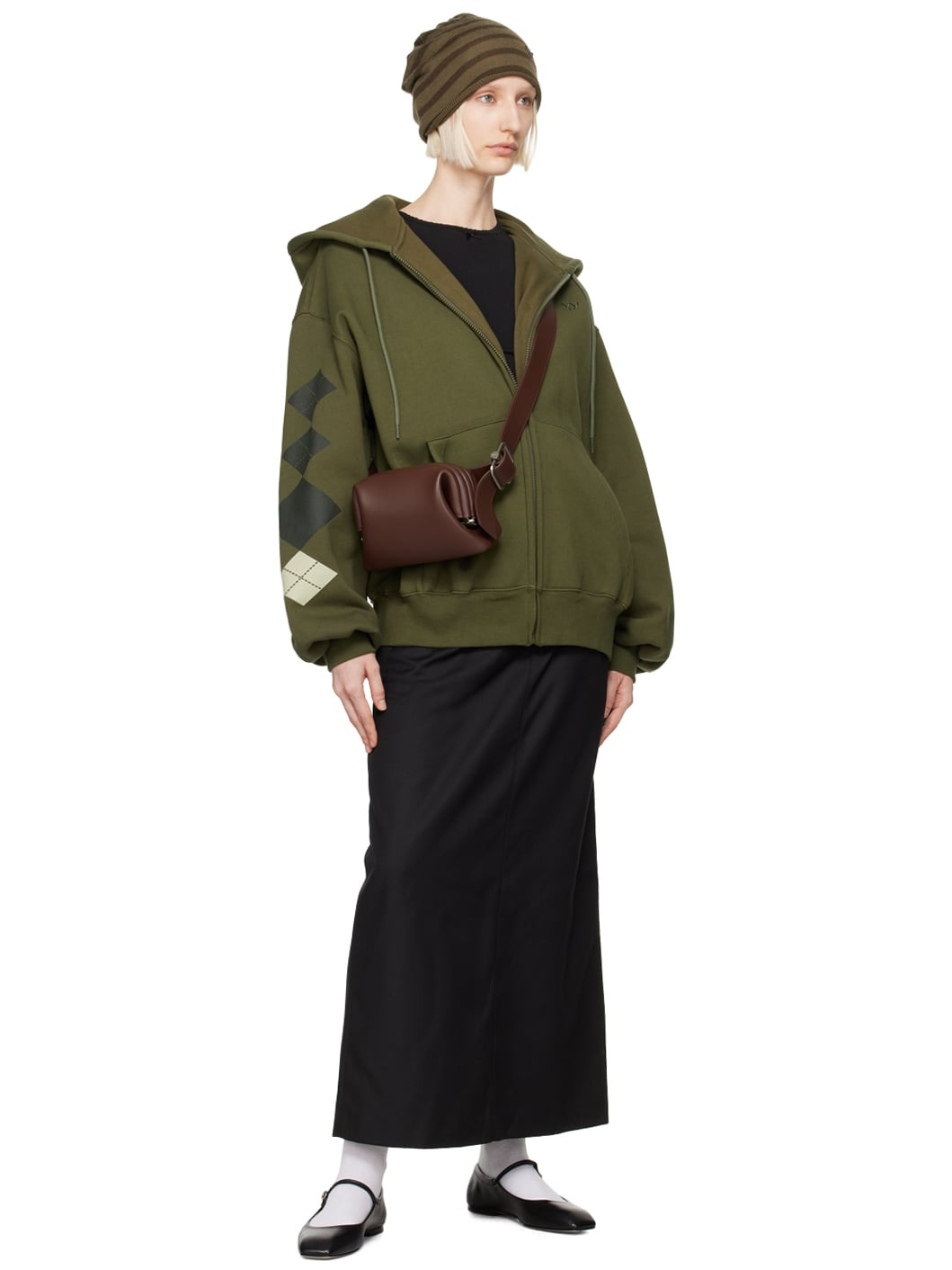 Black Fly Out Maxi Skirt - 4