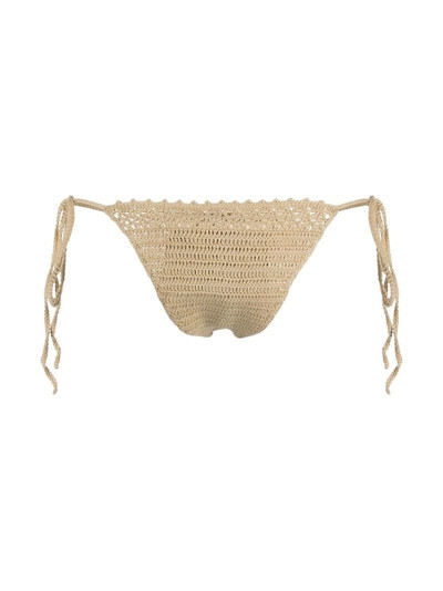 Cult Gaia side-tie crochet bikini-bottoms outlook