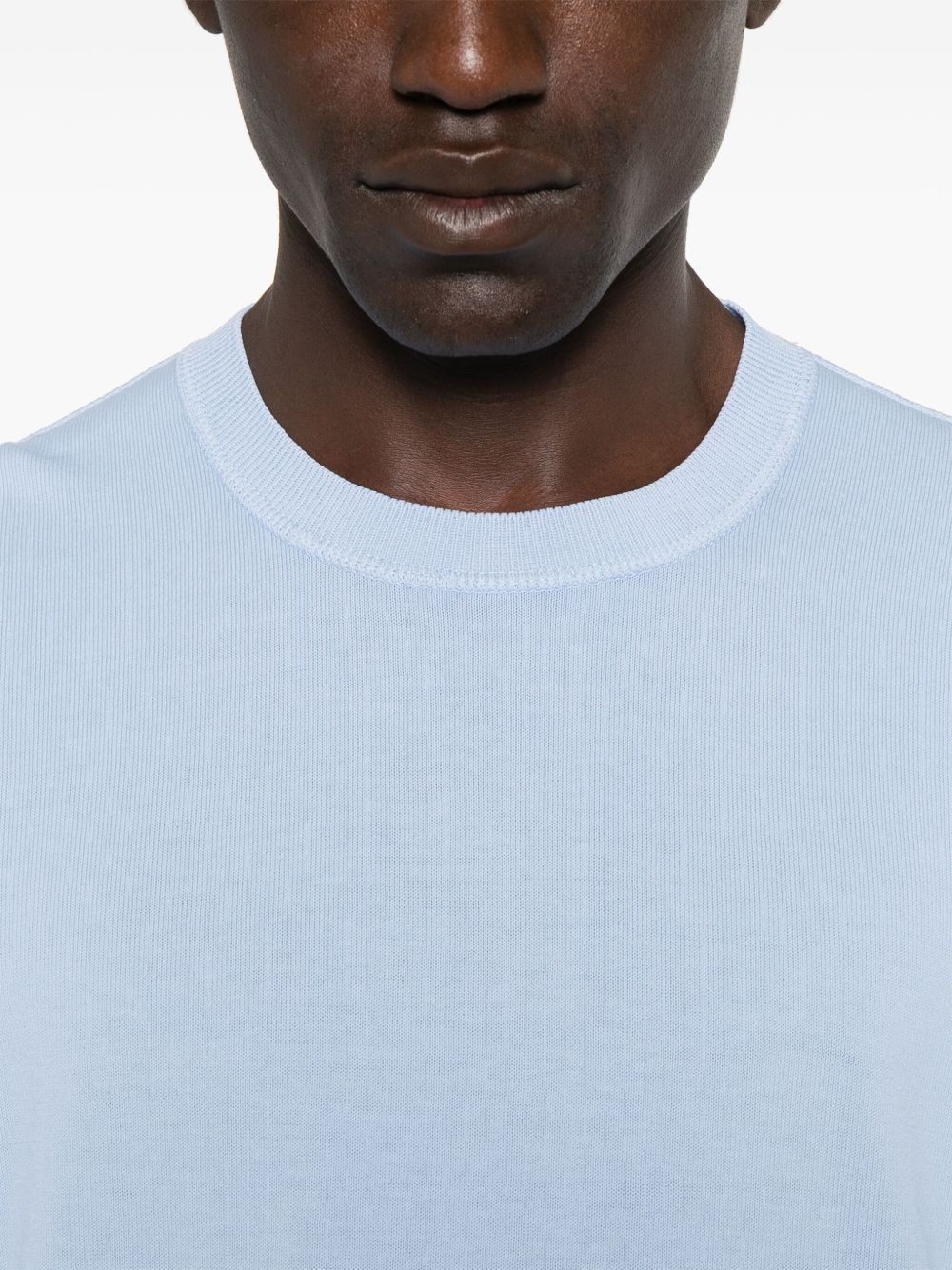 cotton crepe T-shirt - 5