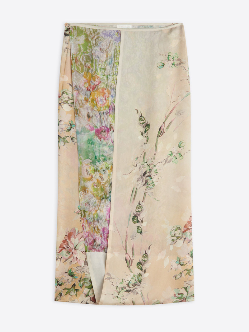 SILK WRAP SKIRT 1